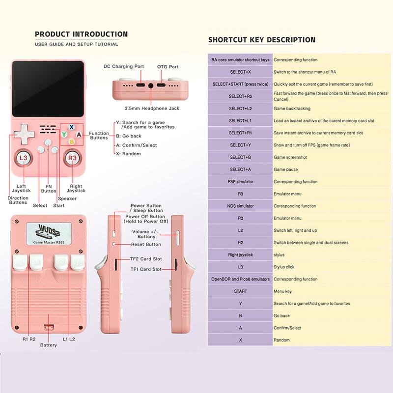 ReGame Retro Video Handheld Game Console